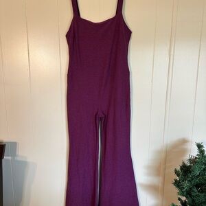 Beyond Yoga Size L Purple Spacedye Hit The Scene Jumpsuit Scene Jumpsuit